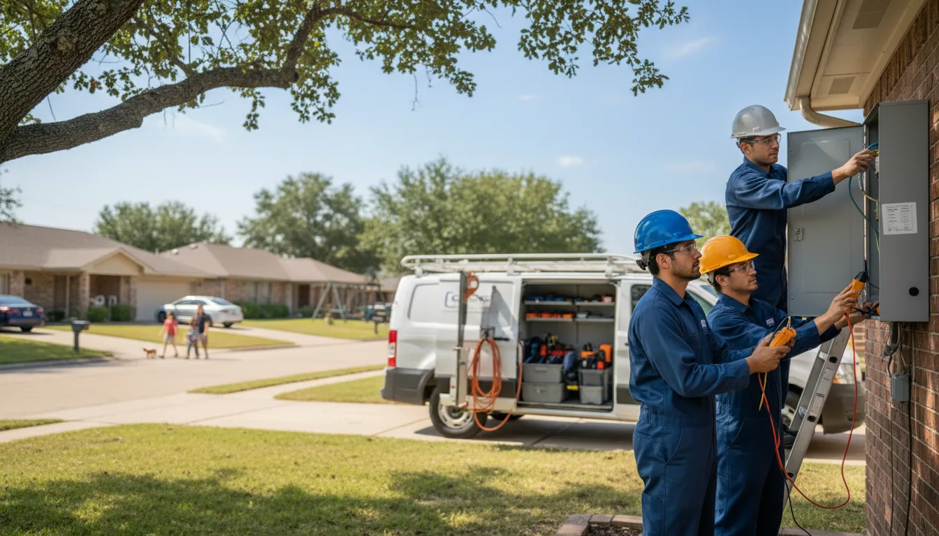 Certified electrician providing emergency electrical services in New Bloomfield, MO